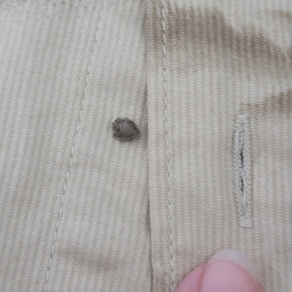 Columbia Button Down Shirt Tan Deer Print XL Hunting Camping Hiking Cabincore - Picture 10 of 13
